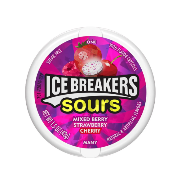 Ice Breakerr Sours Rasberry Cherry 43gm