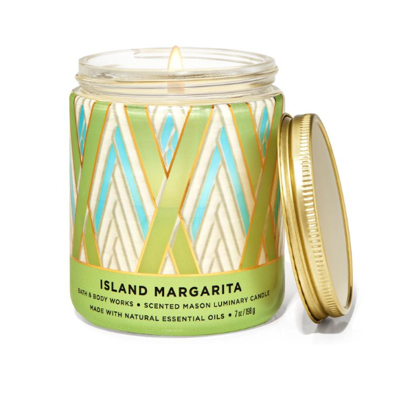 BBW Island Margarita 1 Wick Candle 198g