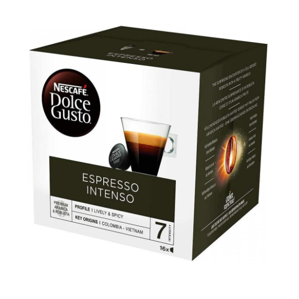 Nescafe Dolce Gusto Espresso Inetenso Capsule 112g - Shams Shopping Centre Nestle  