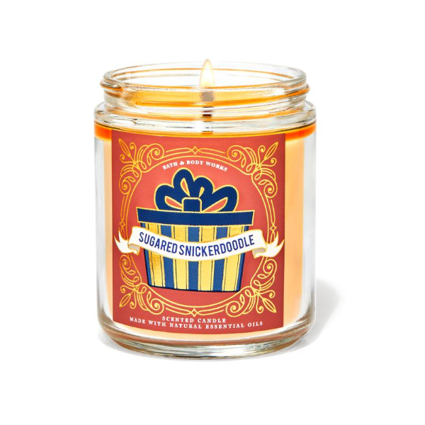 BBW Sugared Snickerdoodle 1 Wick Candle 198g