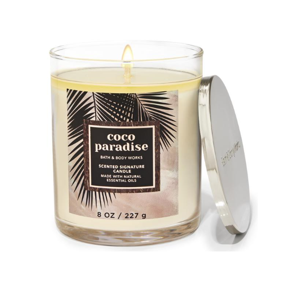 BBW Coco Paradise 1 Wick Candle 227g