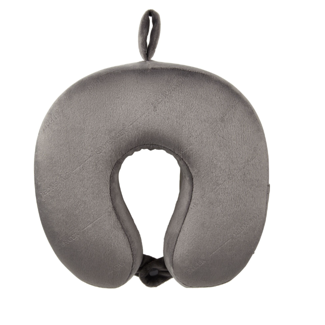 Wenger Memory Foam Travel Pillow Grey 611884 - Shams Shopping Centre Wenger  