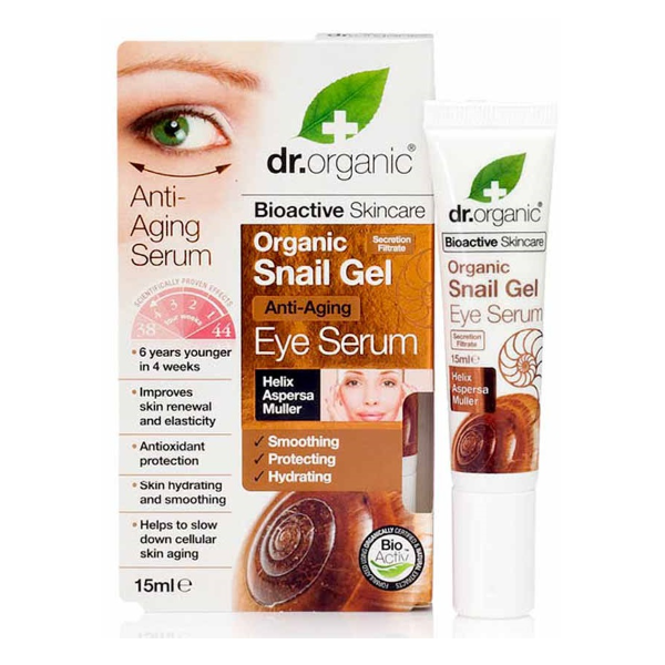 Dr. Organic Bio Active Snail Gel 15ml - Shams Shopping Centre Dr. Organic  