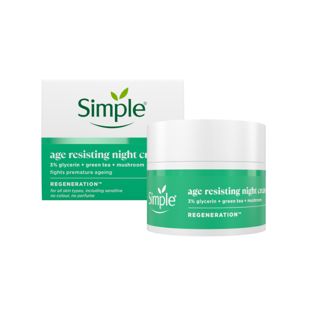 Simple Age Resisting Night Cream 50ml - Regeneration