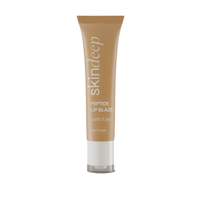 Skindeep Peptide Lip Glaze 15ml - Latte Lips