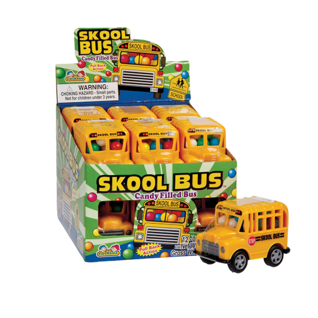 Skool bus candy dispencer 15g