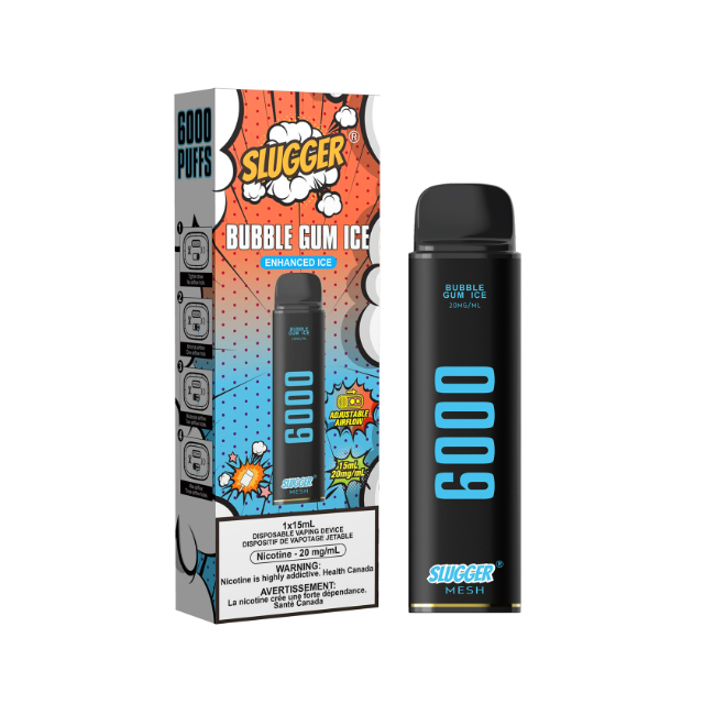 Slugger 6K 20mg Bubble Bum Ice