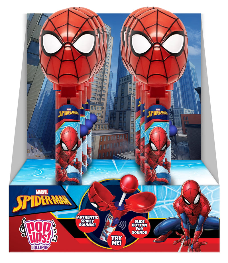 Marvel Spiderman Pop Ups Lollipop 23g