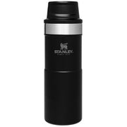 Stanley Classic Trigger Action Travel Mug | 0.25L | Matte Black Pebble - Shams Shopping Centre Stanley  