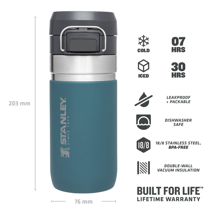 Stanley Go Quick Flip Water Bottle | 0.47L | Lagoon - Shams Shopping Centre Stanley  