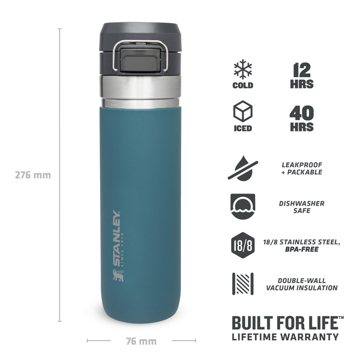 Stanley Go Quick Flip Water Bottle | 0.70L | Lagoon