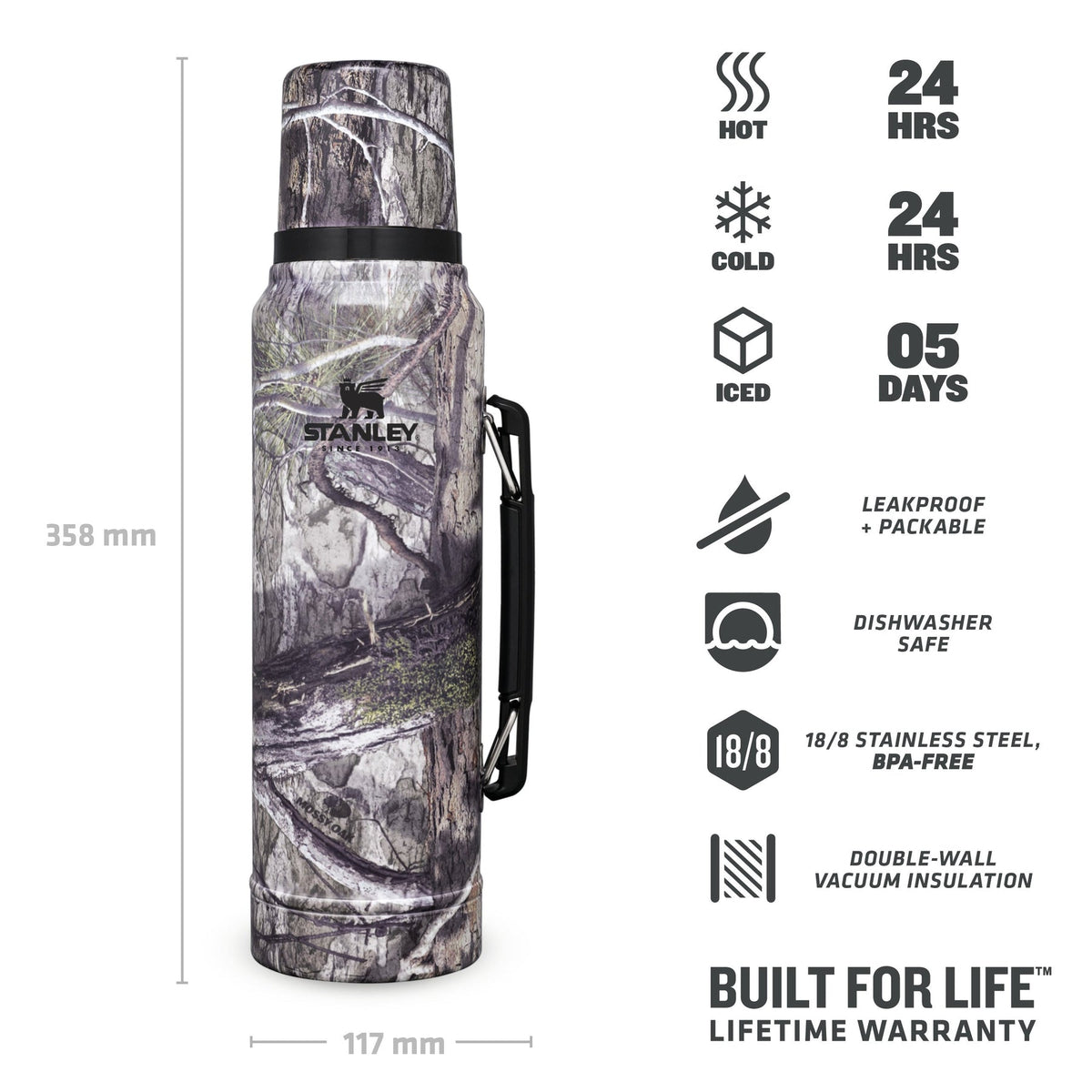 Stanley Classic Legendary Bottle | 1.0L | Country DNA - Shams Shopping Centre Stanley  