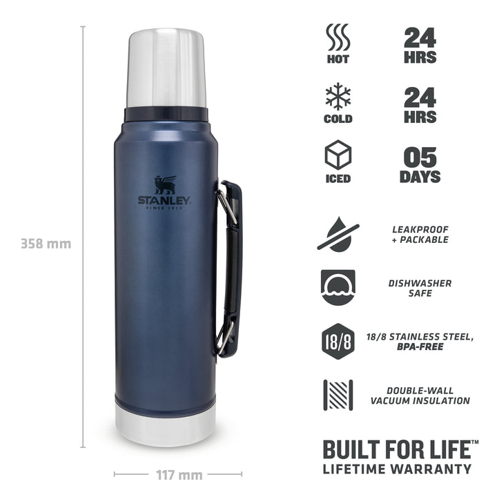 Stanley Classic Legendary Bottle | 1.0L | Nightfall