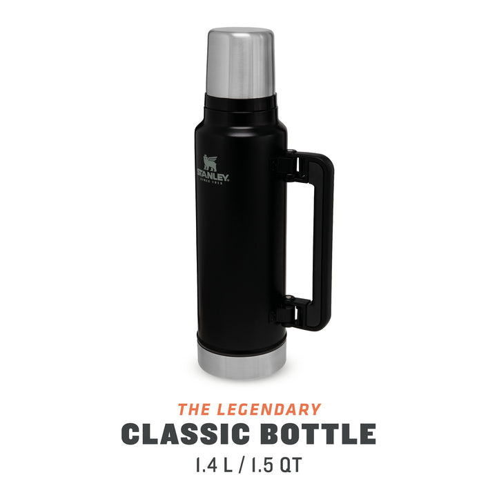 Stanley Classic Legendary Bottle | 1.4L | Matte Black Pebble