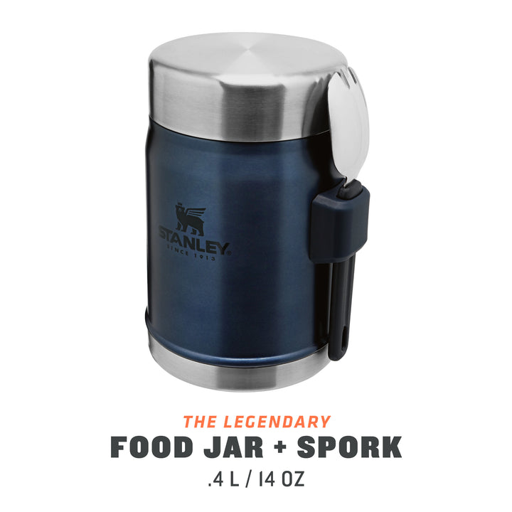 Stanley Classic Legendary Food Jar + Spork | 0.4L | Nightfall