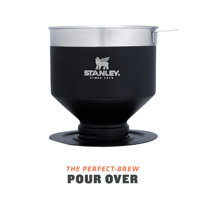 Stanley The Perfect Brew Pour Over 20oz 10-09383-030 Matte Black Pebble - Shams Shopping Centre Stanley  