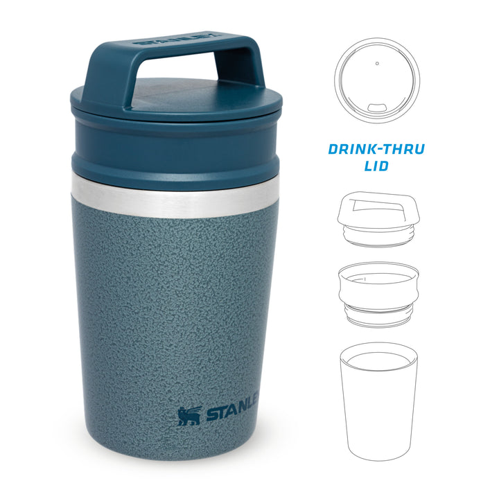 Stanley Adventure Shortstack Travel Mug | 0.23L | Hammertone Ice