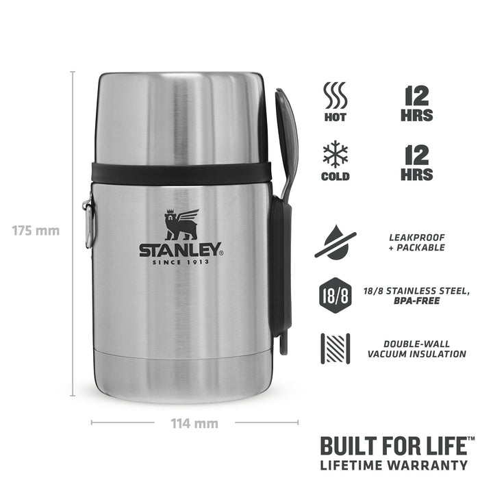 Stanley Adventure Stainless Steel All-In-One Food Jar | 0.53L - Shams Shopping Centre Stanley  