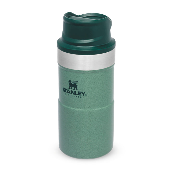 Stanley Classic Trigger Action Travel Mug | 0.25L | Hammertone Green - Shams Shopping Centre Stanley  