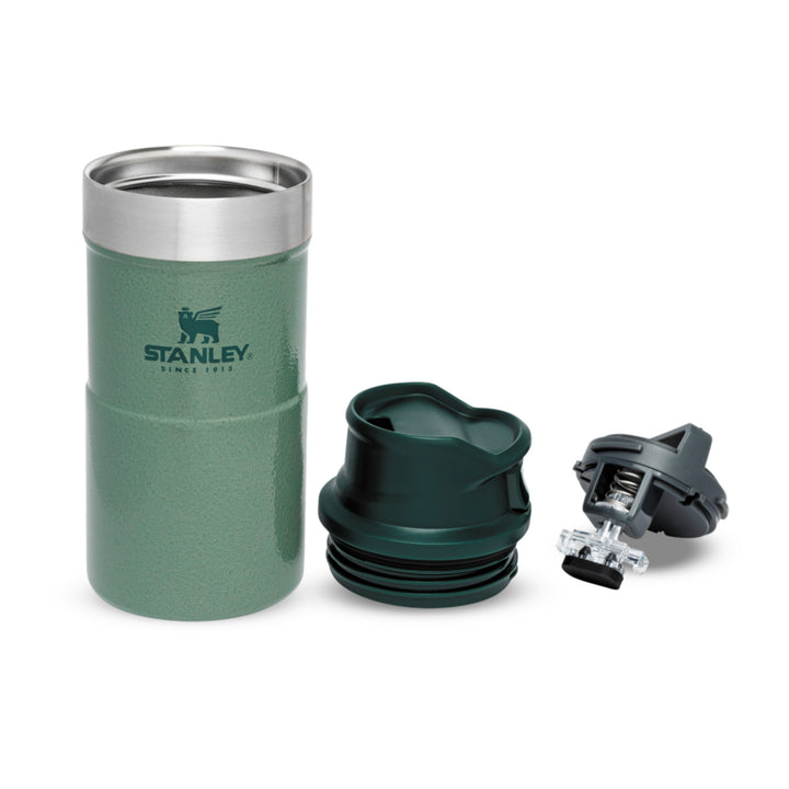 Stanley Classic Trigger Action Travel Mug | 0.25L | Hammertone Green - Shams Shopping Centre Stanley  