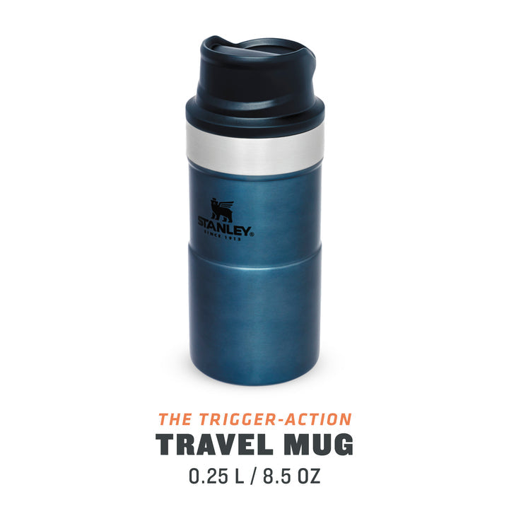 Stanley Classic Trigger Action Travel Mug | 0.25L | Nightfall - Shams Shopping Centre Stanley  