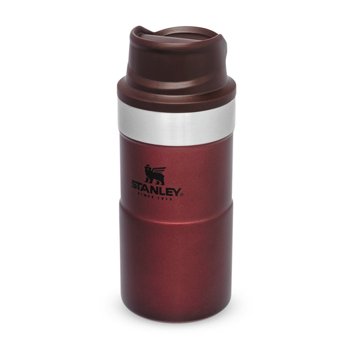 Stanley Classic Trigger Action Travel Mug | 0.35L | Wine - Shams Shopping Centre Stanley  
