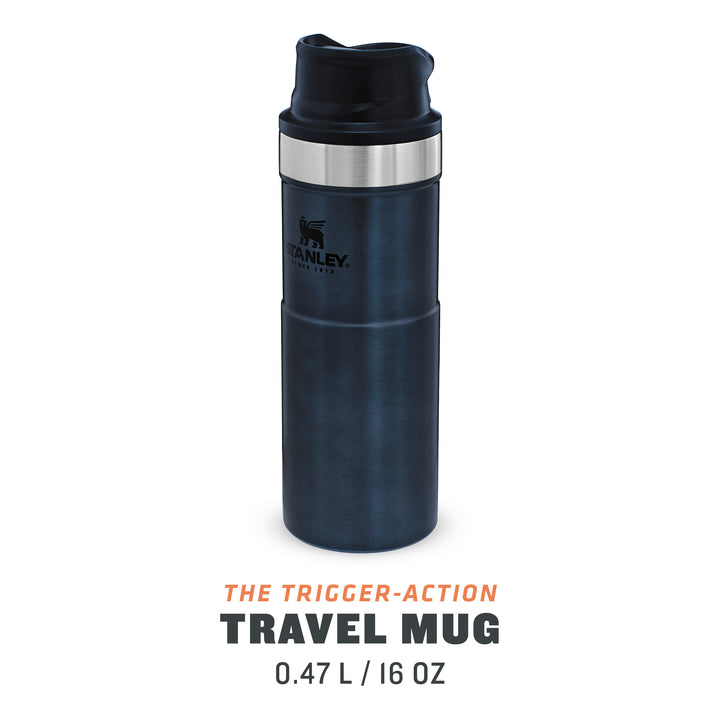 Stanley Classic Trigger-Action Travel Mug | 0.47L | Nightfall