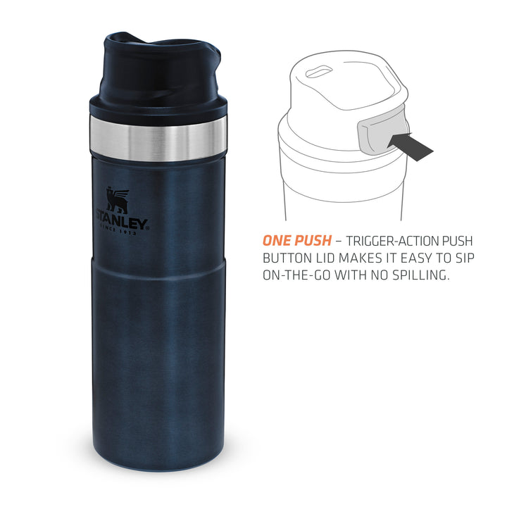 Stanley Classic Trigger-Action Travel Mug | 0.47L | Nightfall - Shams Shopping Centre Stanley  