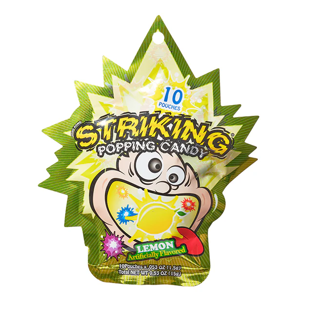 Striking Poping Candy Lemon 15g