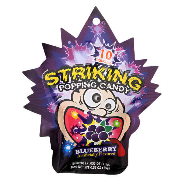 Striking Popping Candy Blueberry 15g