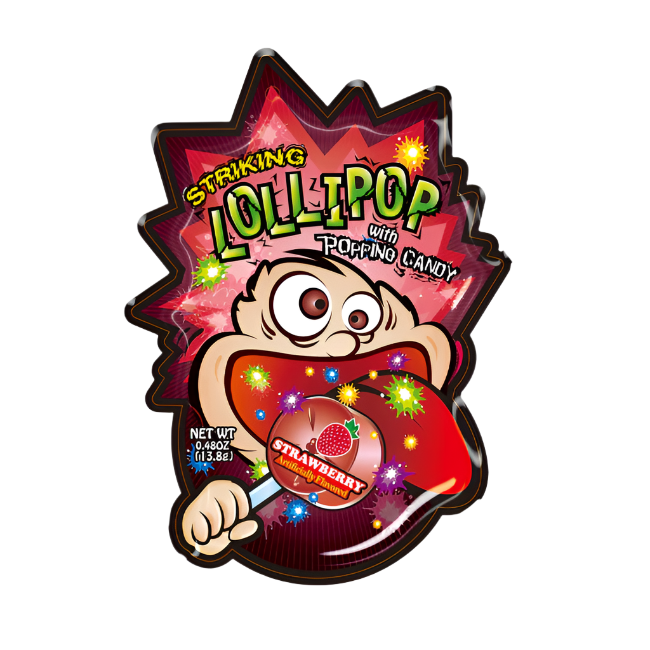 Striking Lollipop With Popping Candy 13.8g