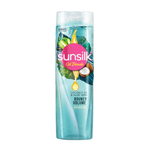 Sunsilk Oil Blends Coconut Oil & Aloe Vera Bouncy Volume Shampoo 380ml