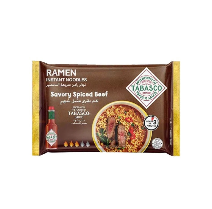 Tabasco Remen Noodles Savory Spicy Beef 75g