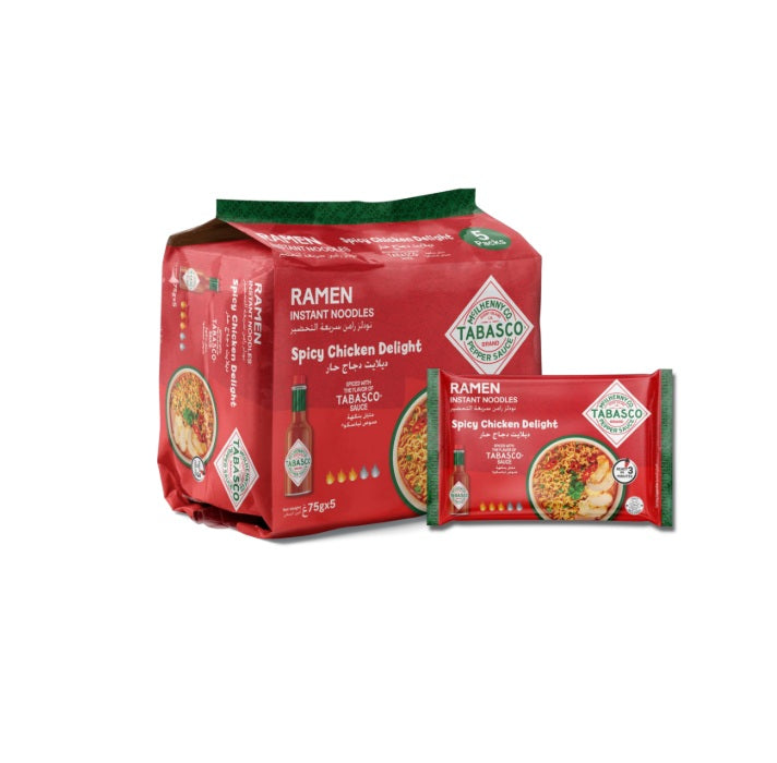 Tabasco Remen Noodles Spicy Chicken Delight 5x75g