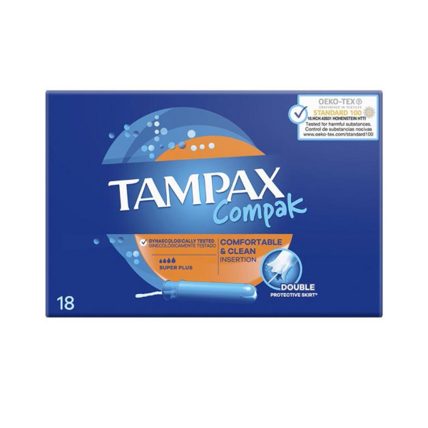 TAMPAX COMPAK SUPERPLUS 18 Units