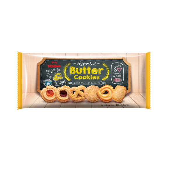 Tatawa Assorted Butter Cookies 128g - Shams Shopping Centre Tatawa  