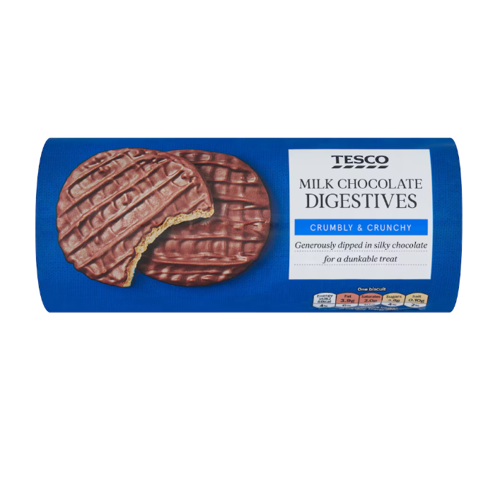 Tesco Milk Chocolate digestive Biscuits 300g