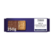 Tesco Milk Chocolate Melted Milk Biscuits 250g