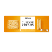 Tesco Custard Cream Biscuits 400g