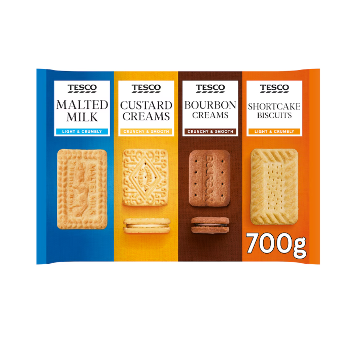 Tesco Variety Pack Biscuits 700g