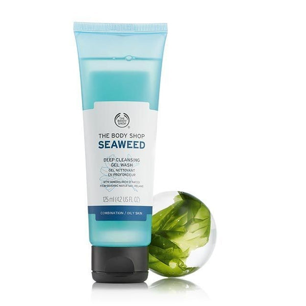 The Body Shop Seaweed Deep Cleansing Gel Wash 125ml - Shams Shopping Centre Body Shop  