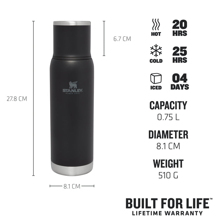 Stanley Adventure To Go Bottle 25oz 10-10818-010 Black - Shams Shopping Centre Stanley  