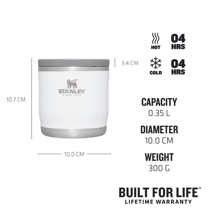Stanley Adventure To Go Food Jar 12oz 10-10837-013 Polar - Shams Shopping Centre Stanley  