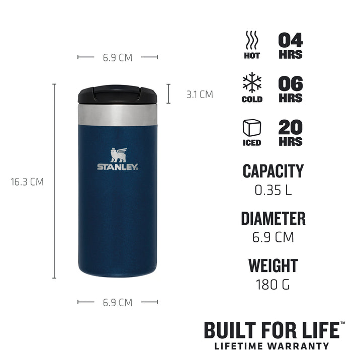Stanley Aerolight Transit Mug 12oz 10-10788-074 Royal Blue Metalic - Shams Shopping Centre Stanley  