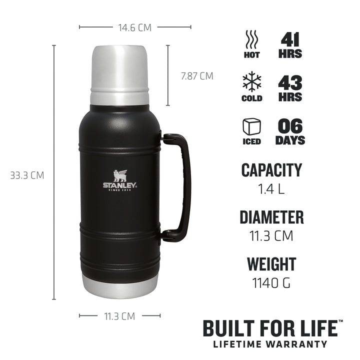 Stanley The Artisan Thermal Bottle 1.4L 10-11429-005 Black Moon - Shams Shopping Centre Stanley  