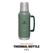 Stanley The Artisan Thermal Bottle 1.4L 10-11429-004 Hammertone Green - Shams Shopping Centre Stanley  