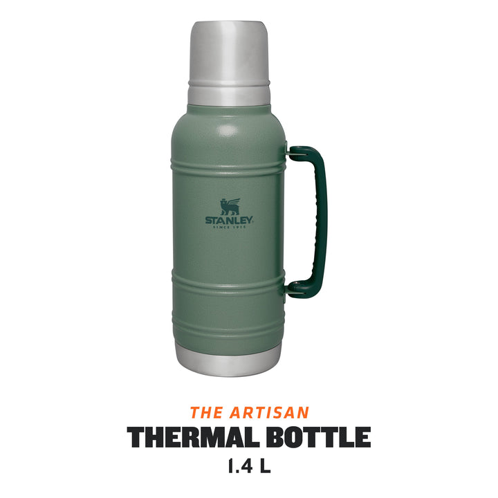 Stanley The Artisan Thermal Bottle 1.4L 10-11429-004 Hammertone Green - Shams Shopping Centre Stanley  