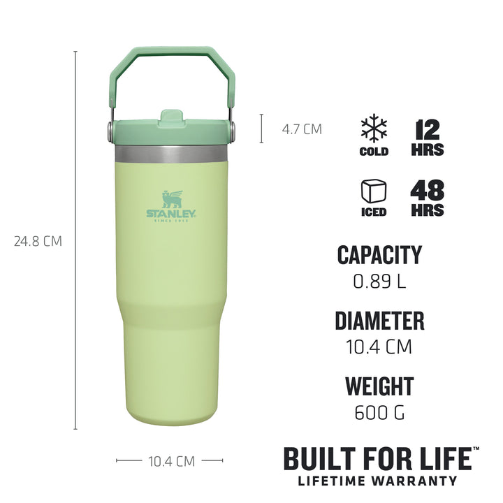 Stanley Go Flip Straw Tumbler Water Bottle 0.89L 10-09993-197 Citron - Shams Shopping Centre Stanley  