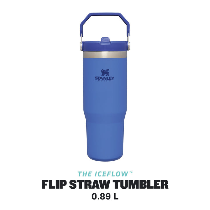 Stanley Go Flip Straw Tumbler Water Bottle 0.89L 10-09993-198 Iris - Shams Shopping Centre Stanley  