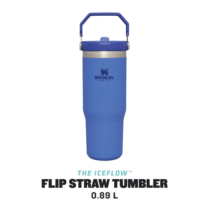 Stanley Go Flip Straw Tumbler Water Bottle 0.89L 10-09993-198 Iris